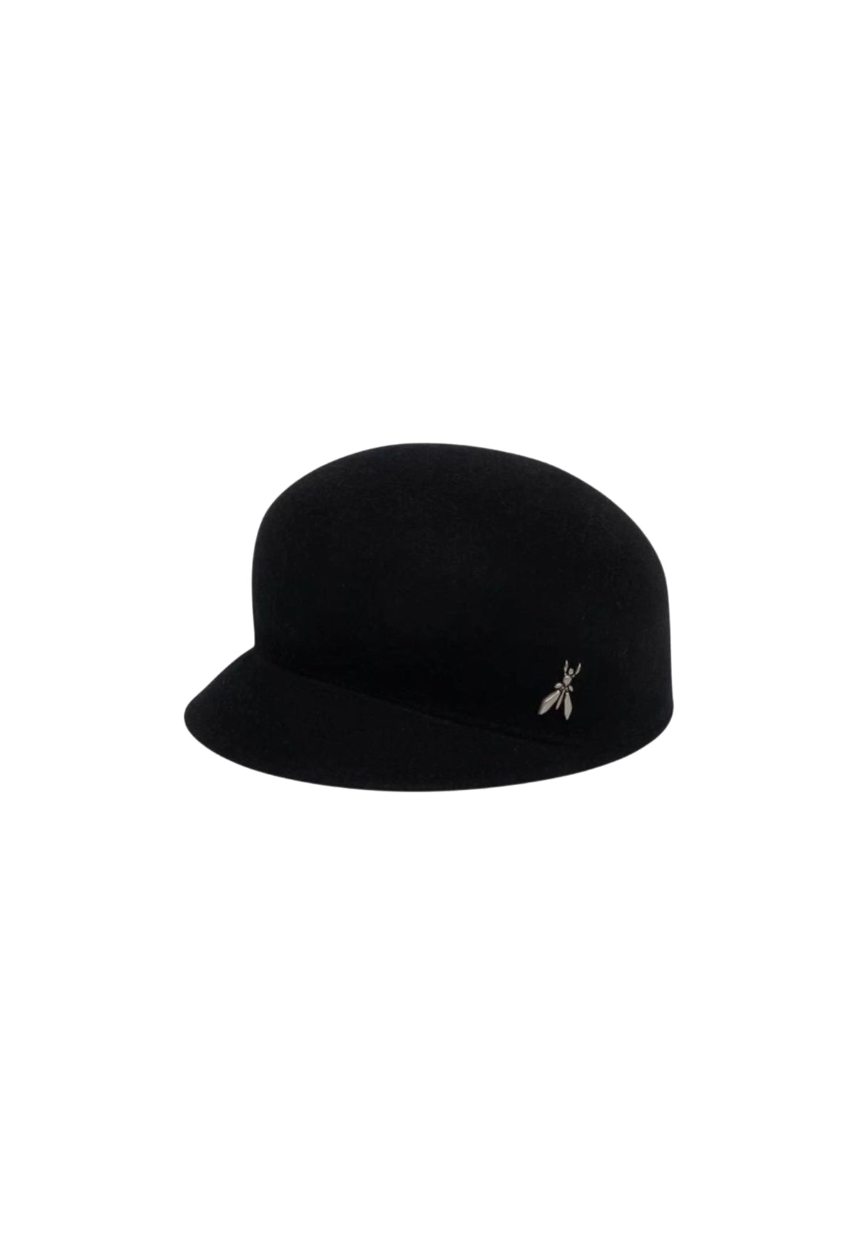 Cappello Donna Patrizia Pepe Nero con Visiera e Dettaglio Metallico 2F0144A919K103