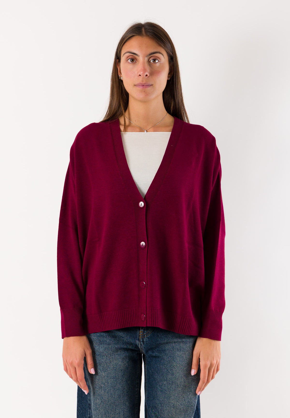Kontatto 3M1716 cardigan over scollo V