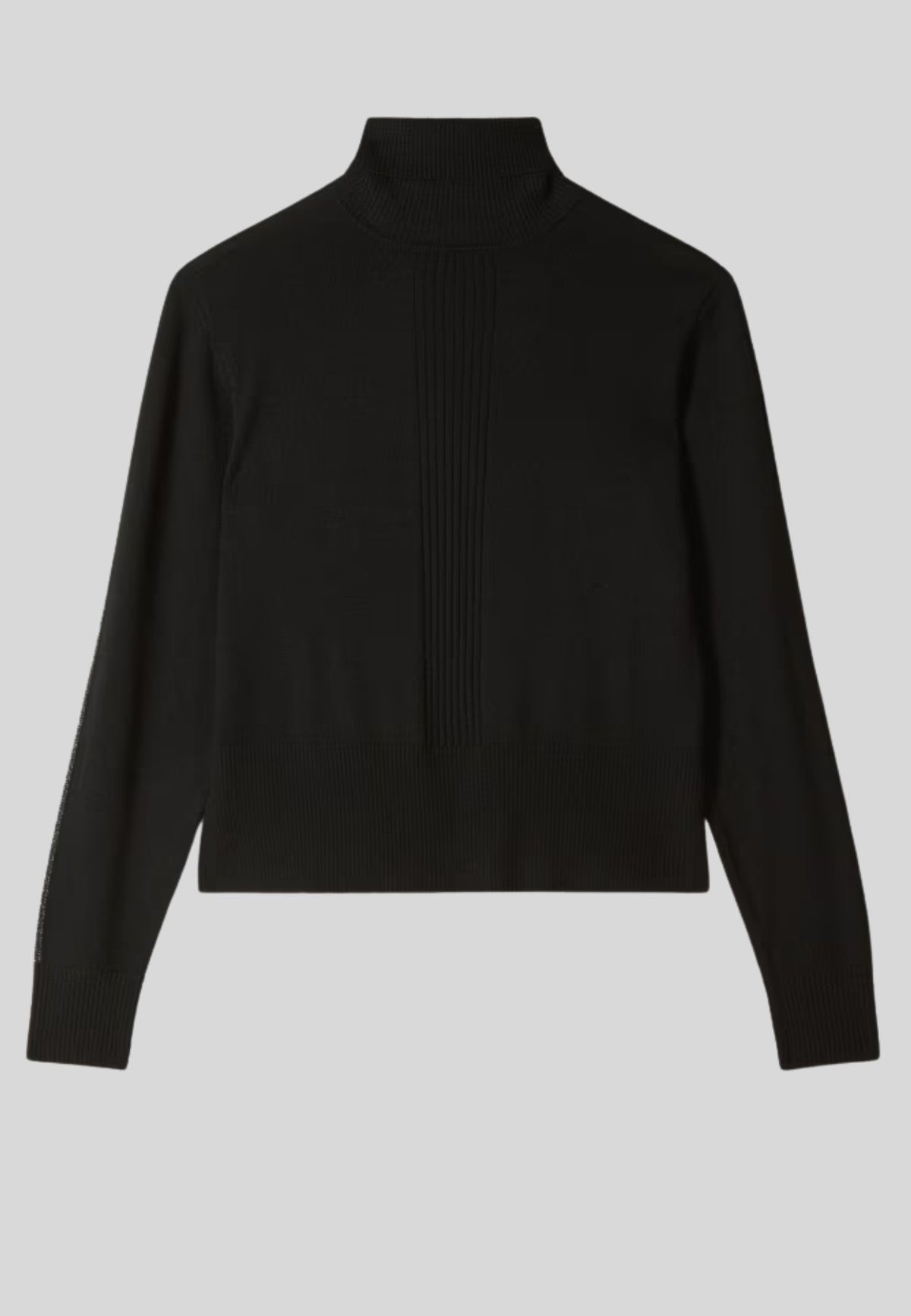 Maglione lana collo alto elegante 2K0340