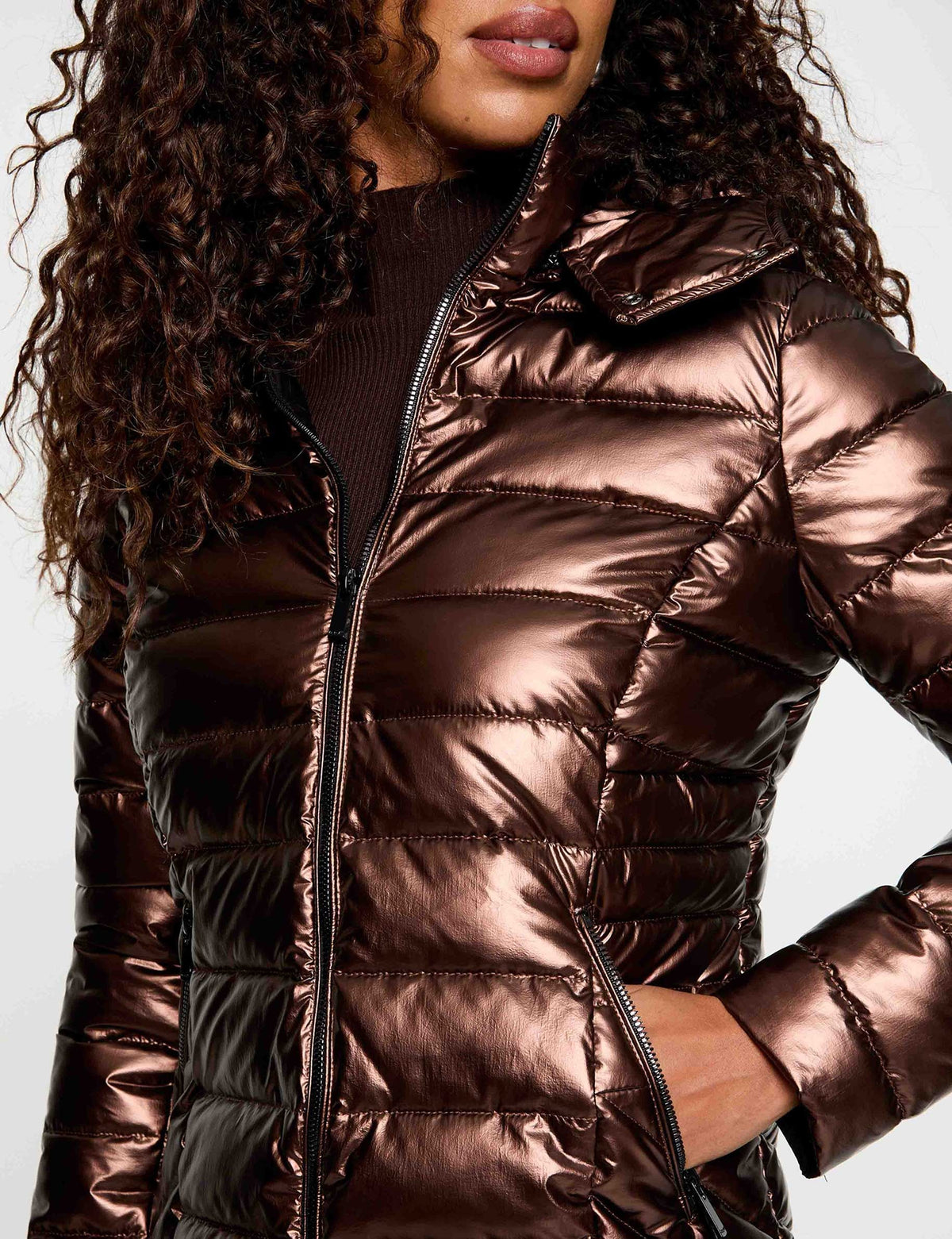 MORGAN DE TOI Women's Down Jacket MARRON GLACE M