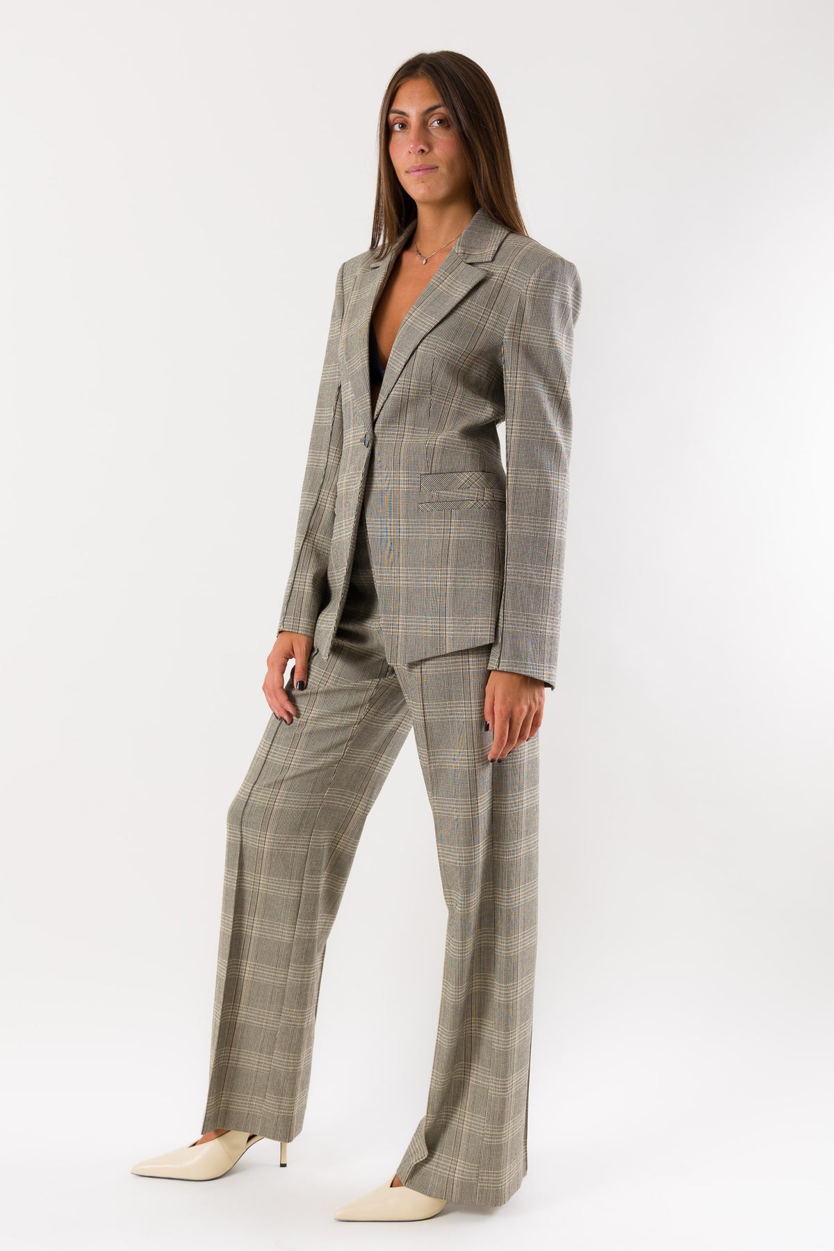 Giacca check Patrizia Pepe 8S0040C8003