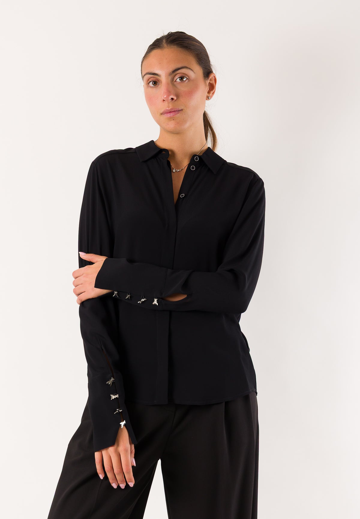 Patrizia Pepe 2C0072 camicia dettagli Fly