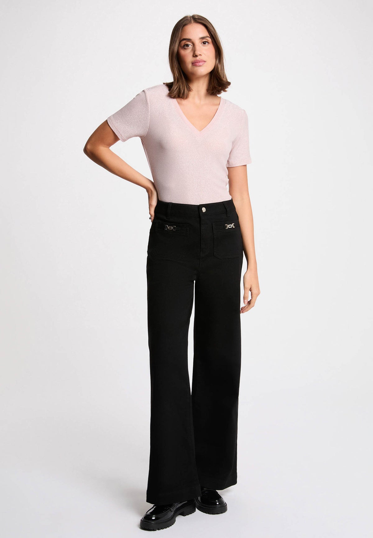 MORGAN DE TOI Women's T-shirt LIGHT PINK