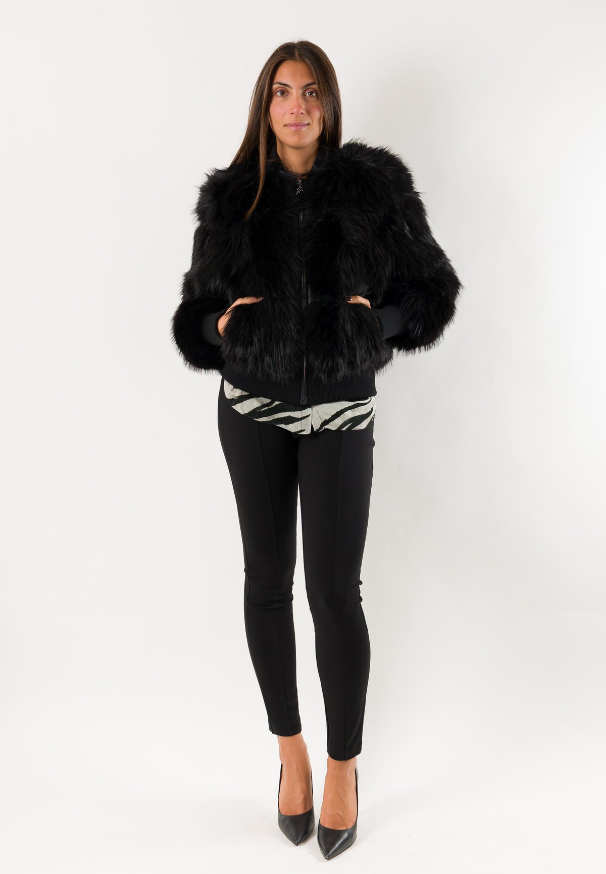 Patrizia Pepe 8O0013 eco-pelliccia bomber