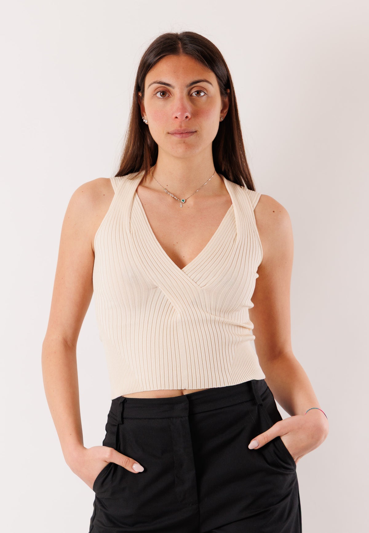 PATRIZIA PEPE Women's Sweater Warm Ivory