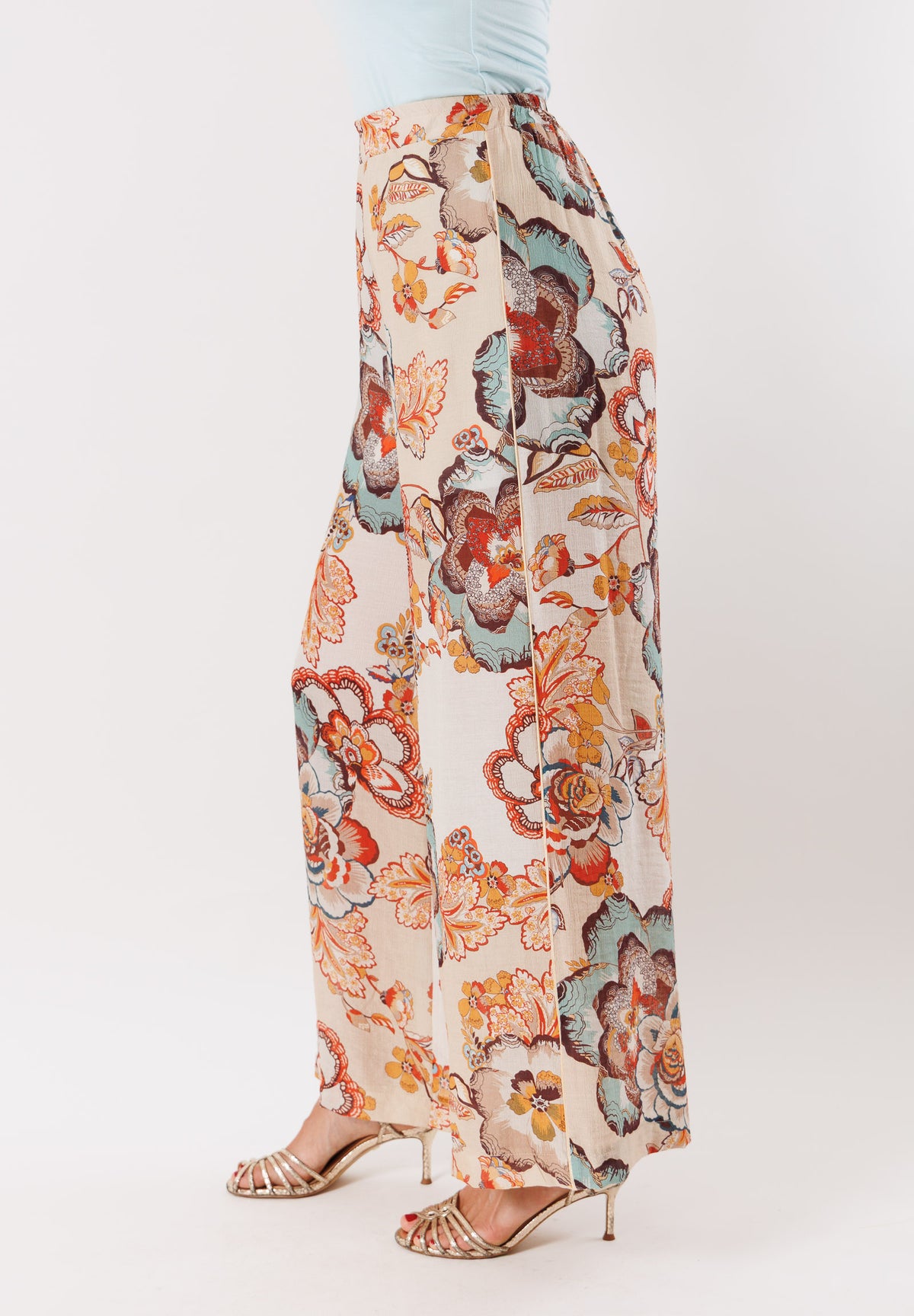 YM1070NFANTASIA - Trousers - KONTATTO