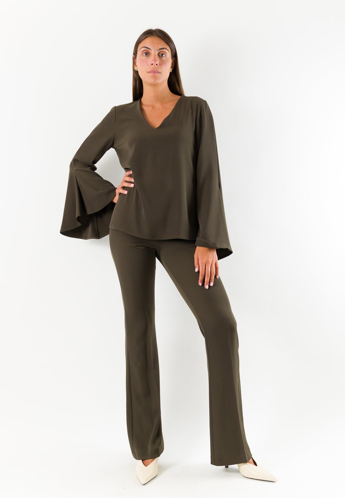 Casacca elegante maniche ampie AI26658