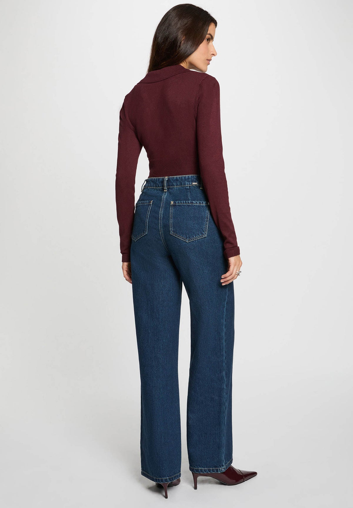 MORGAN DE TOI Women's Sweater PRUNE