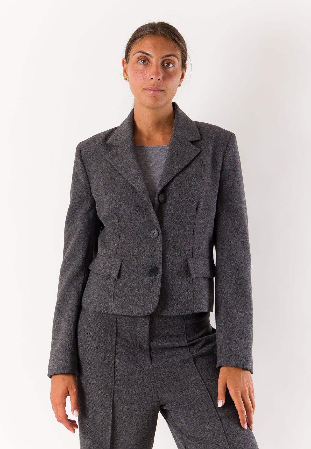 AI26599GREY - Jacket - MESANGE