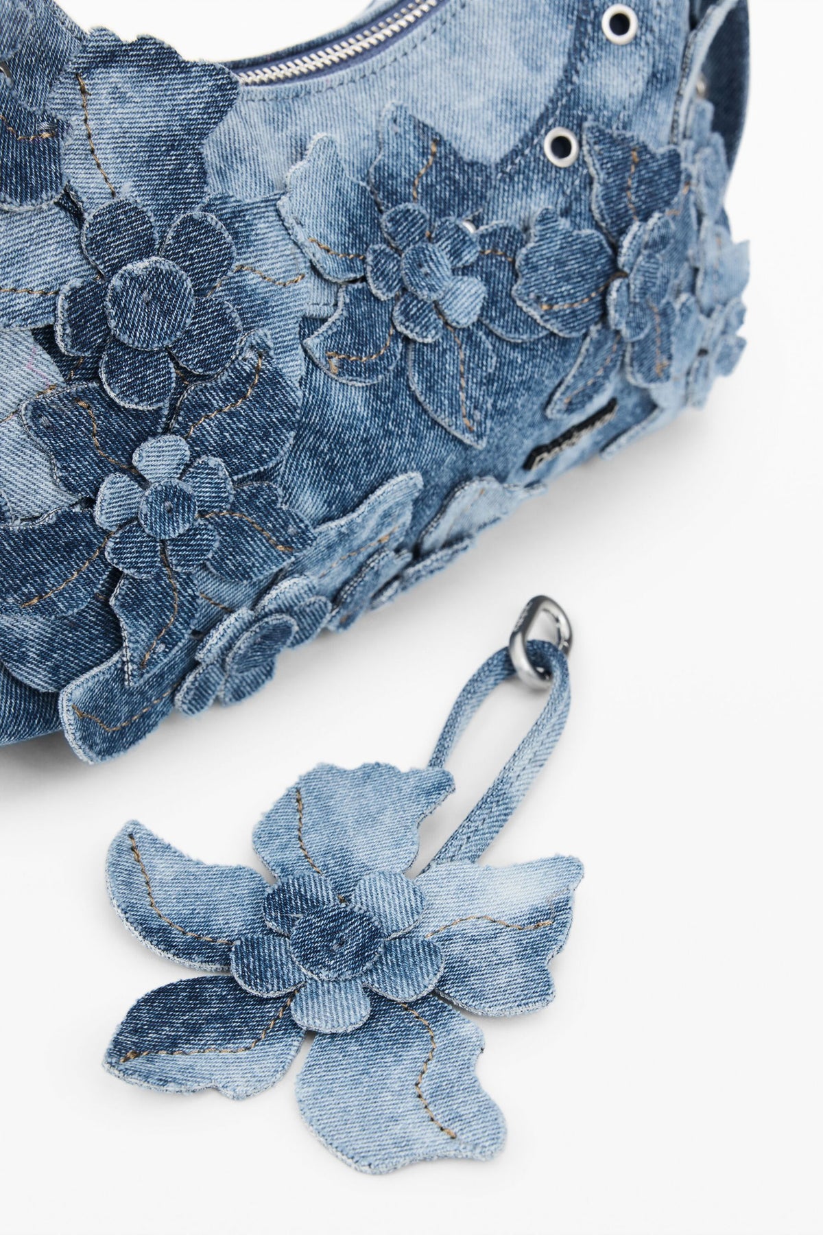 Borsa media in denim 26WAXD195008