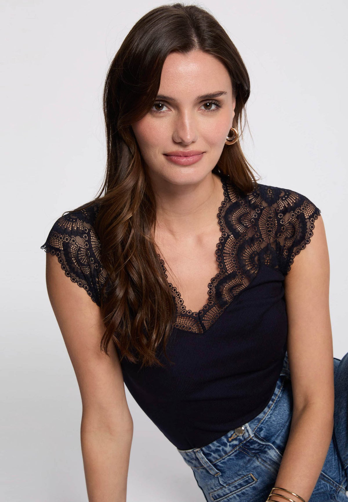 MORGAN DE TOI Women's T-shirt NAVY