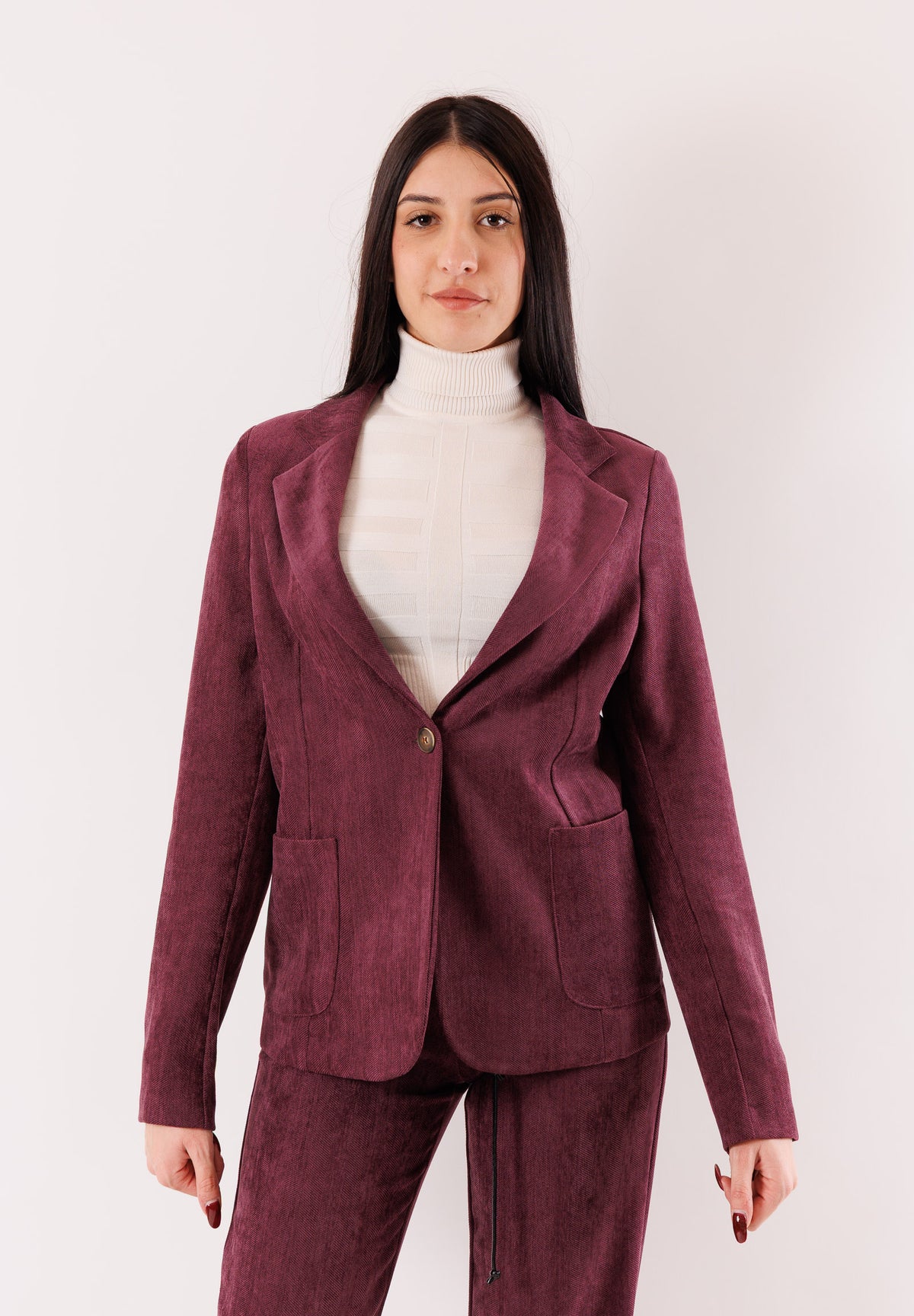 AI25658BORDEAUX - Jacket - MESANGE