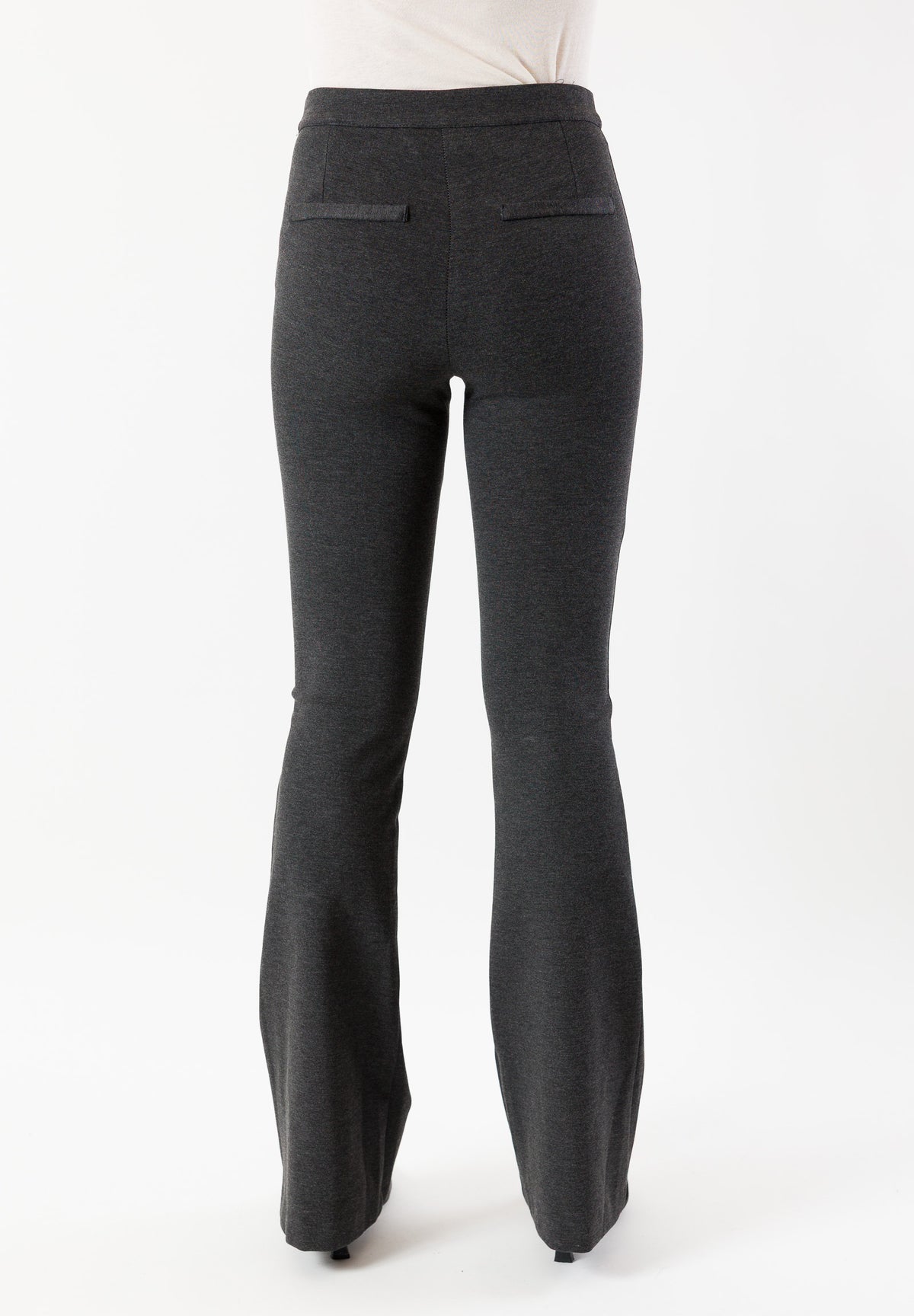pantaloni a zampa punto milano AI25745