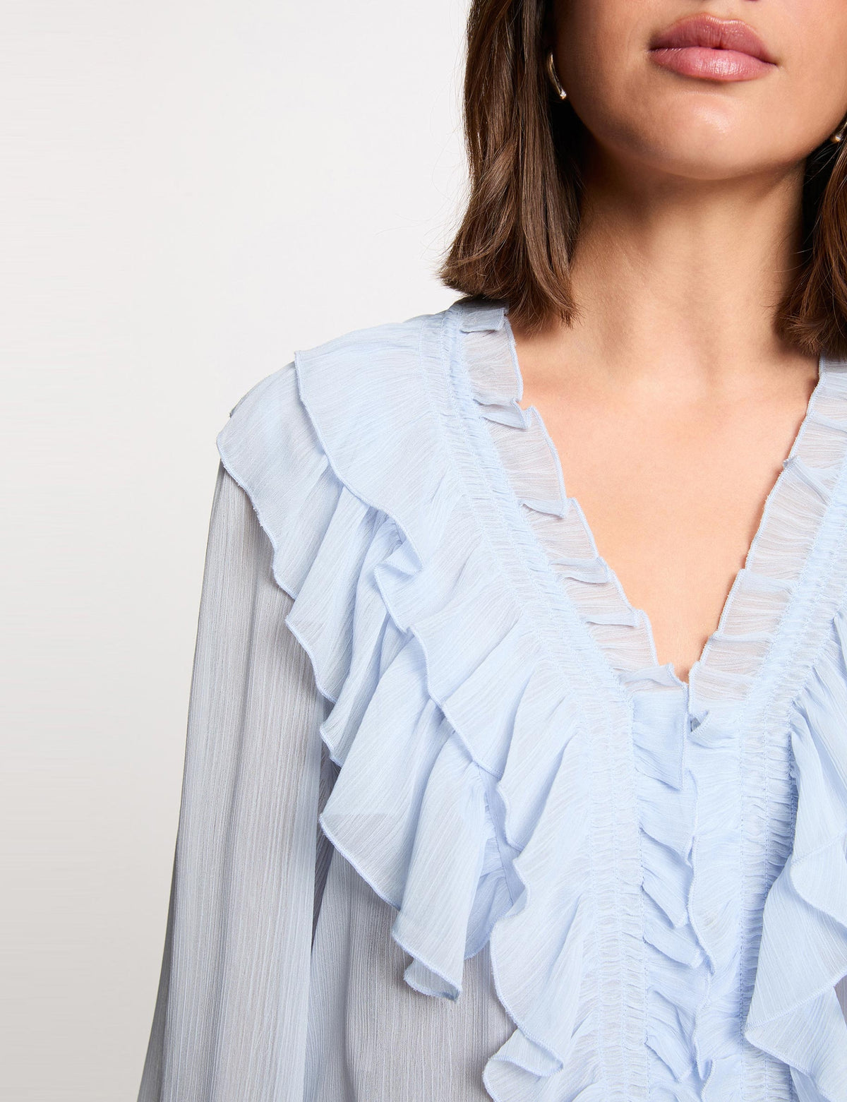 MORGAN DE TOI Women's Shirt SKY BLUE