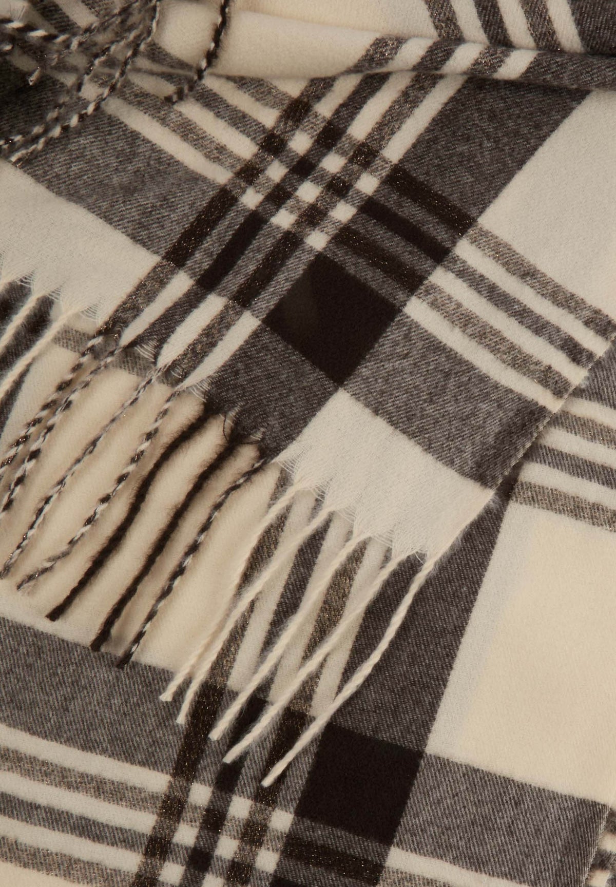 MORGAN DE TOI Women's Scarf IVORY-CHOCOLATE