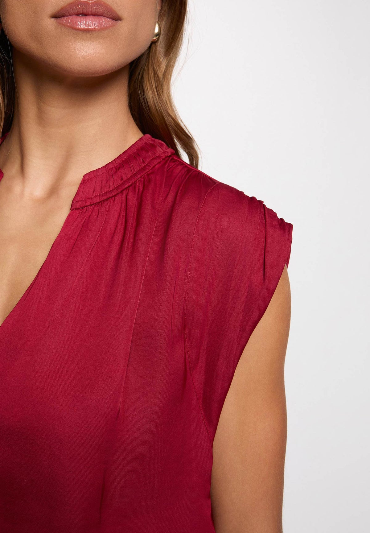 MORGAN DE TOI Women's RUMBA RED Blouse