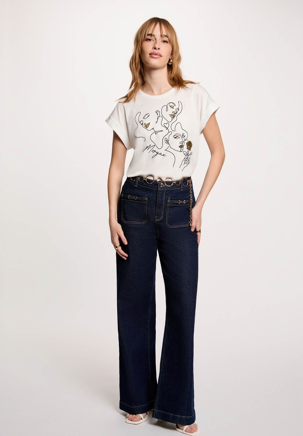 MORGAN DE TOI Women's T-shirt WHITE