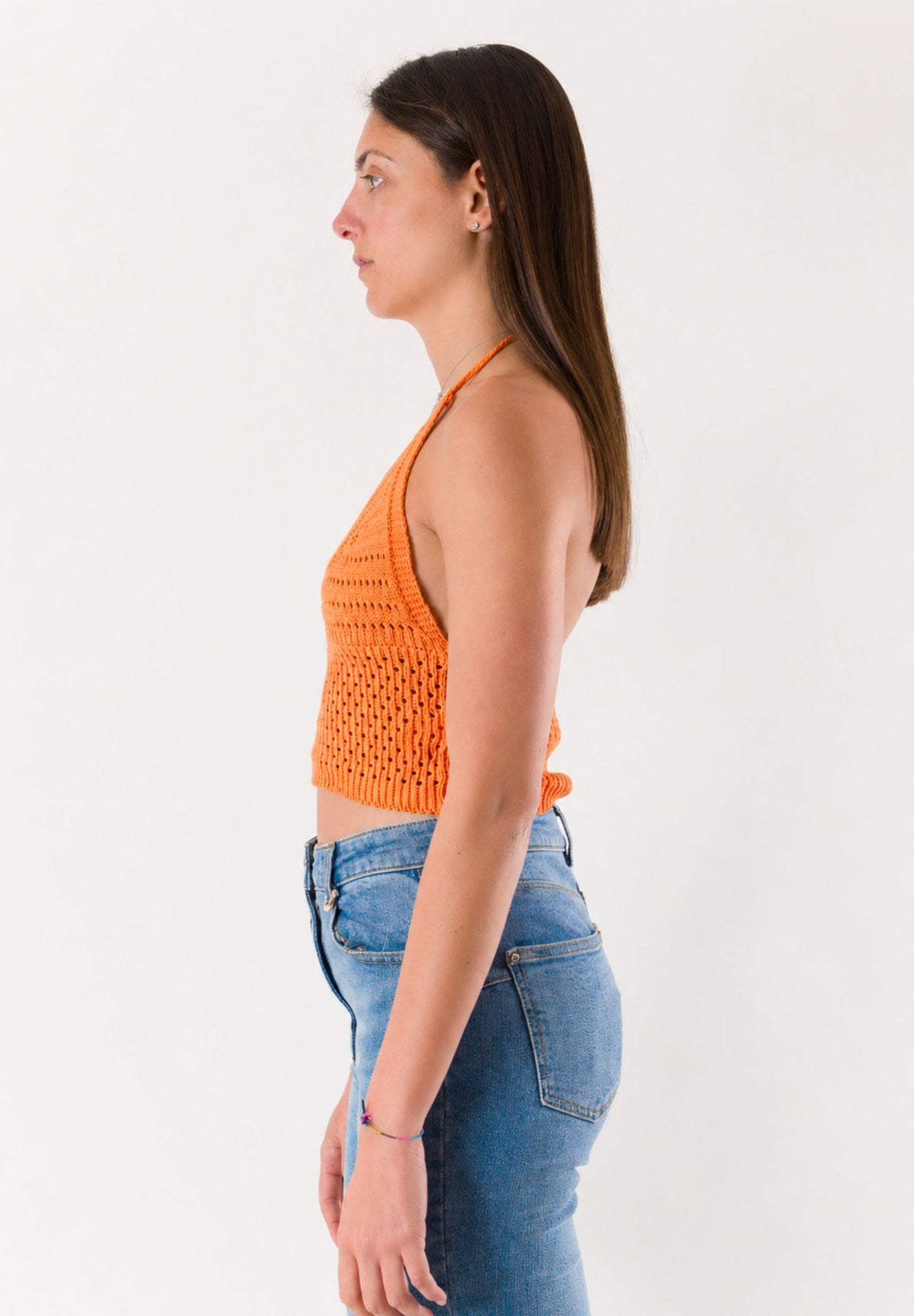 top corto con ricami A24183