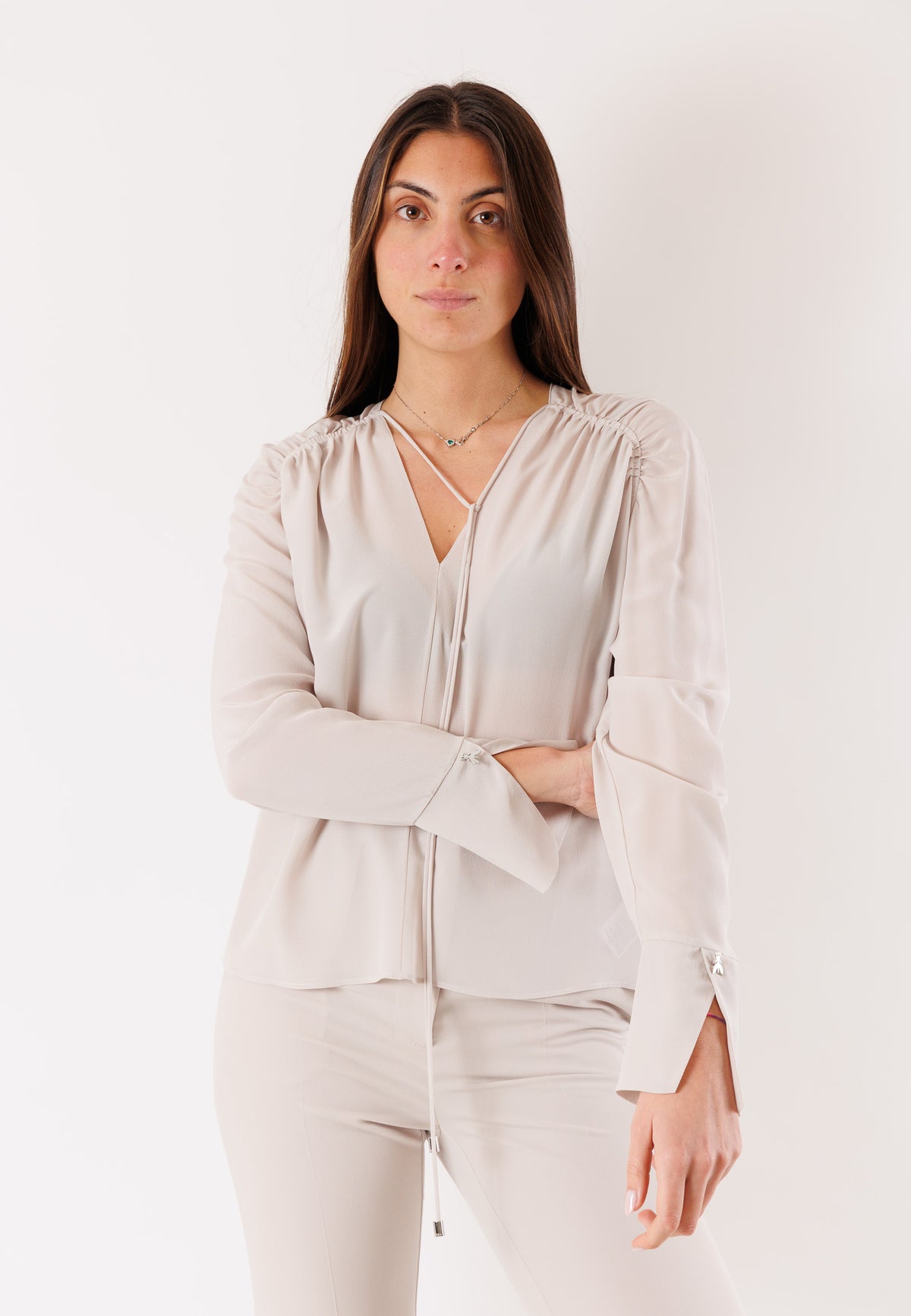 BLUSA PATRIZIA PEPE Donna Cloud Gray