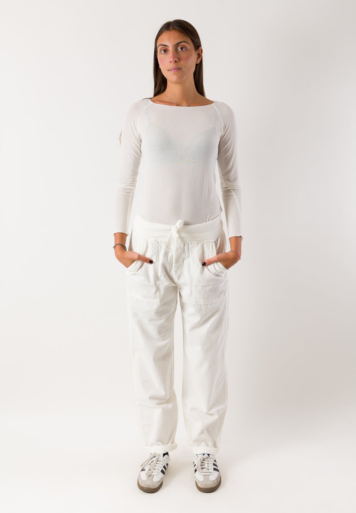Pantaloni jogger in cotone D52359