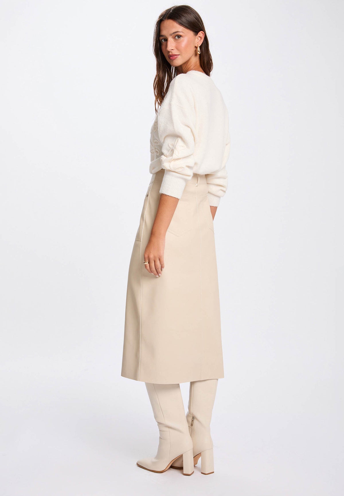 MORGAN DE TOI Women's Skirt CREAM
