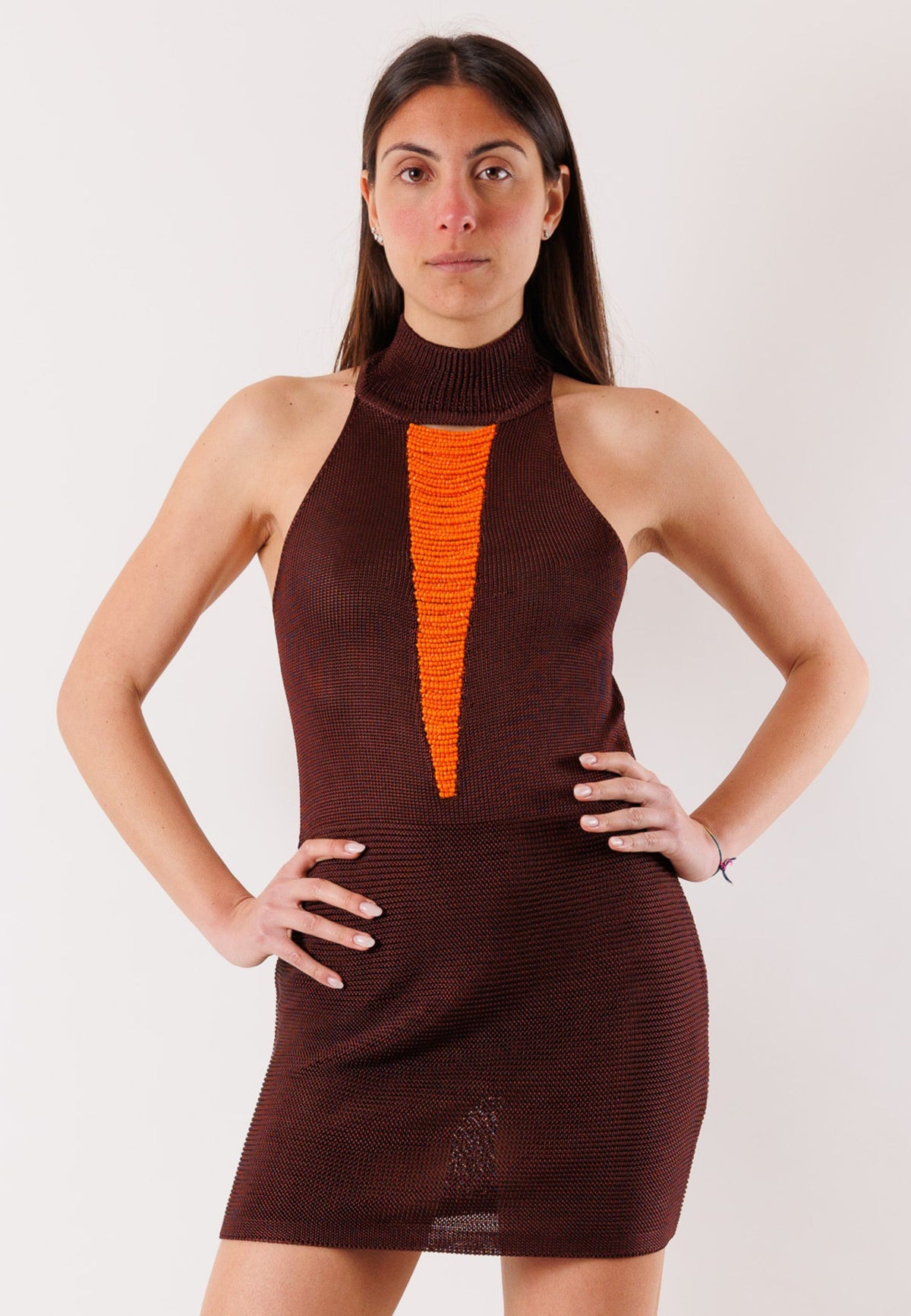 PATRIZIA PEPE Women's Dresses Wood Brown