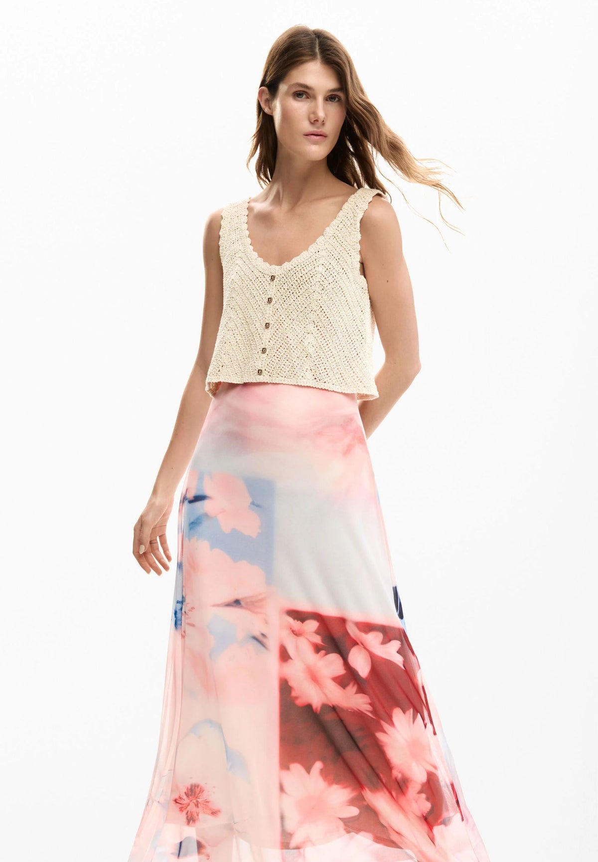 DESIGUAL Women's Dresses Red