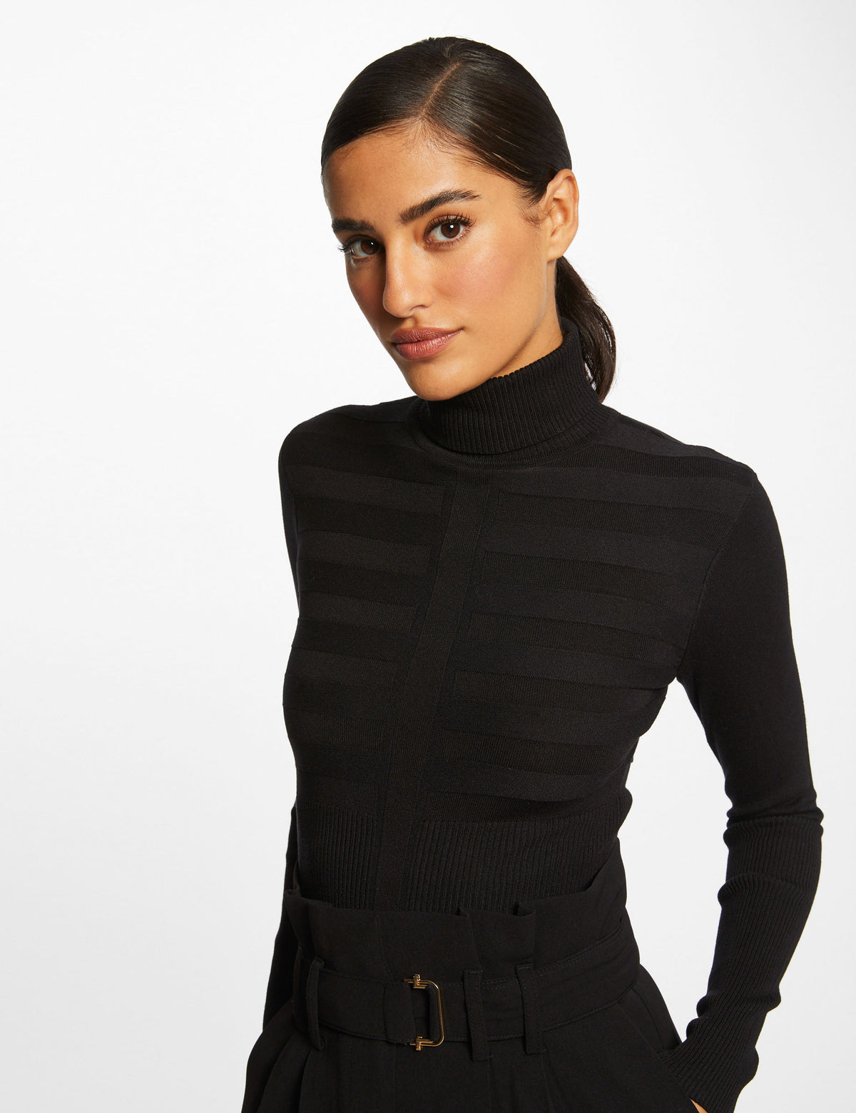 Maglia aderente a collo alto MENTOS.M
