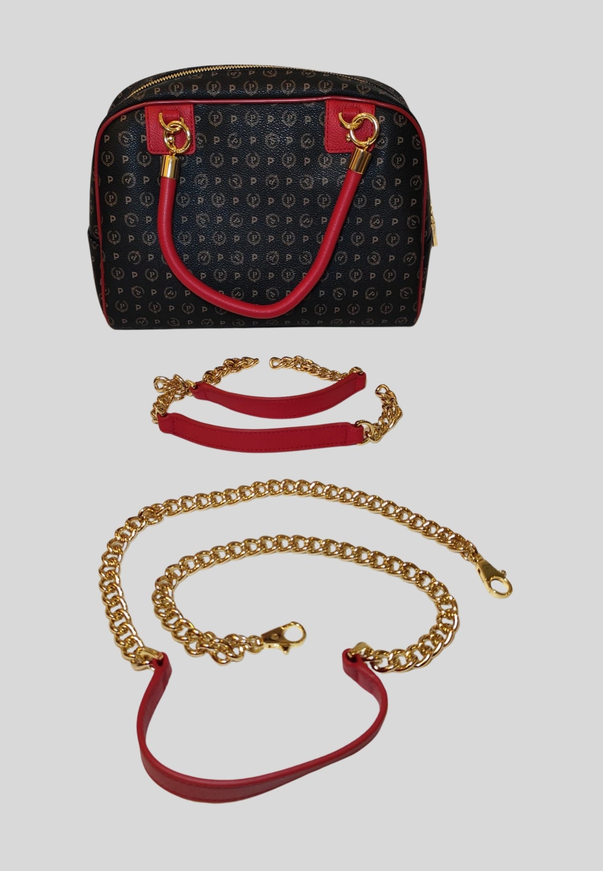 TE8491PP0FQ1100BPVC BLACK - Bag - POLLINI