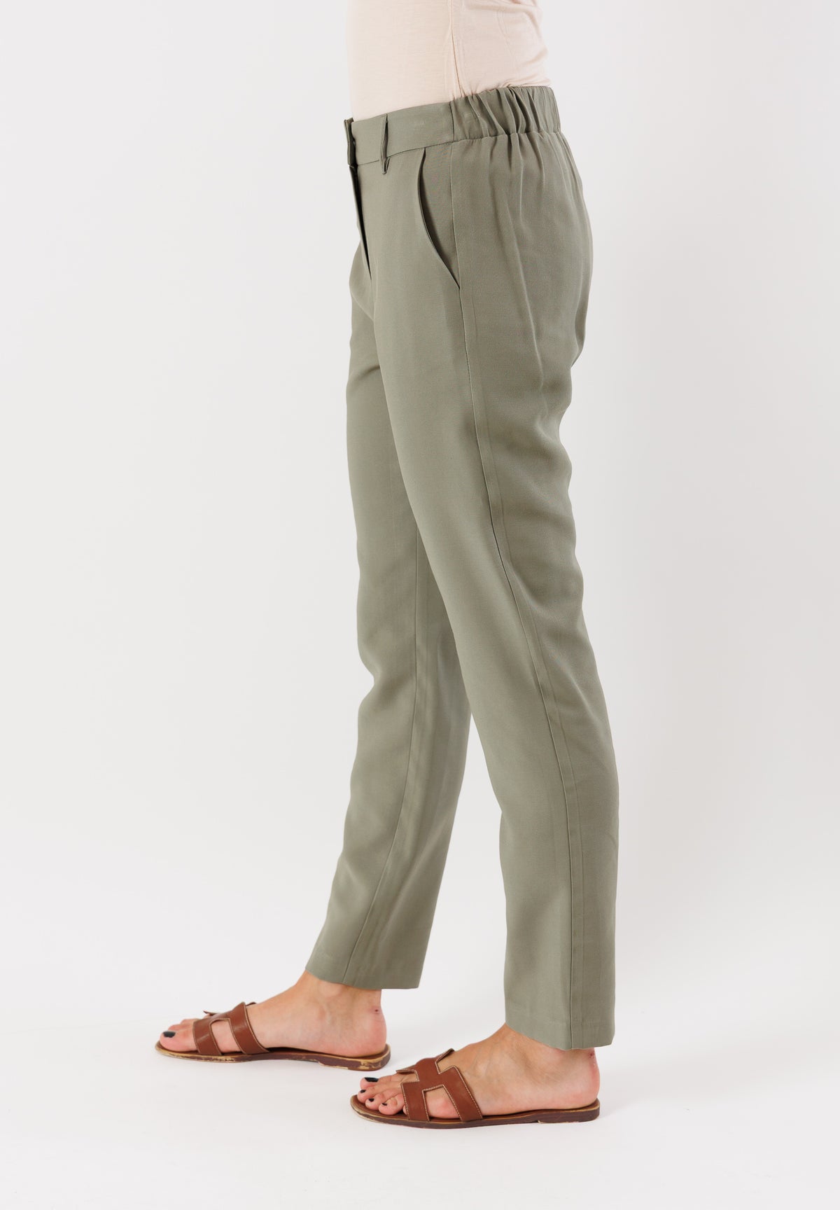 PE25219MILITARY - Trousers - MESANGE