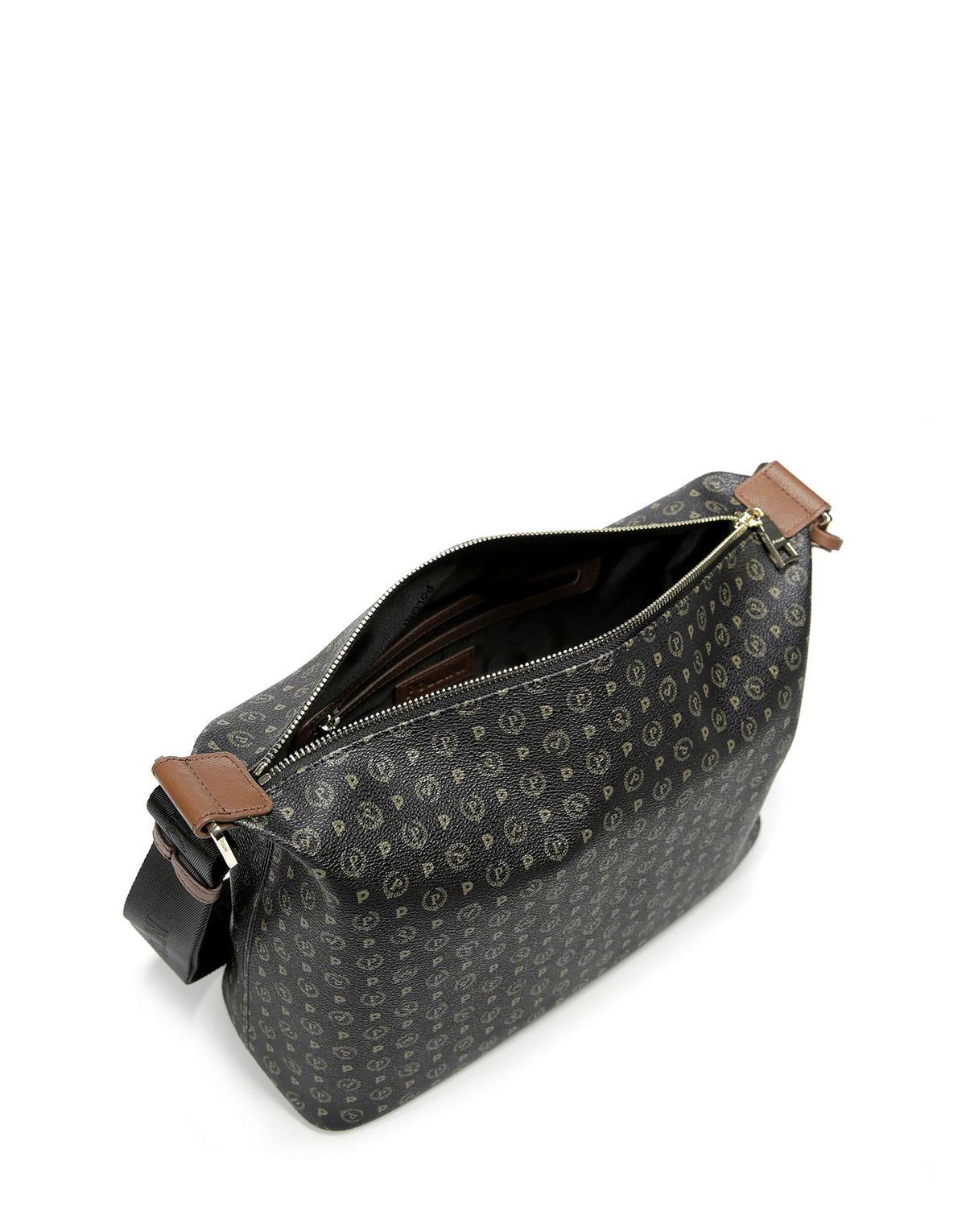 Borsa Hobo Heritage Logo Classic Nero/marrone TE8400PP02Q1100DPVC NERO
