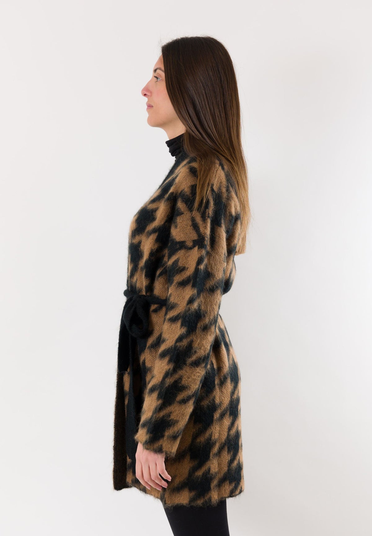cardigan con cintura 3M1264