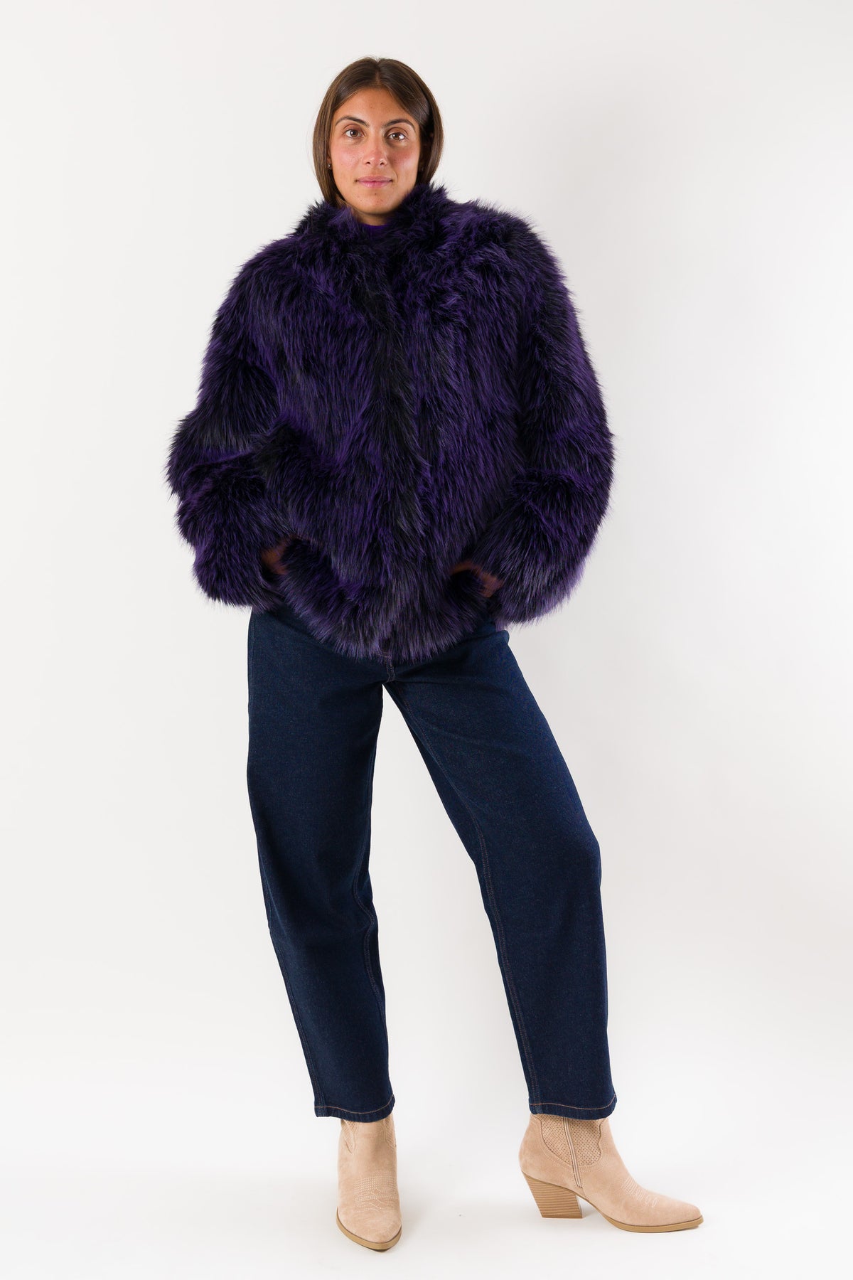 Eco-pelliccia morbida volume oversize 8O0015