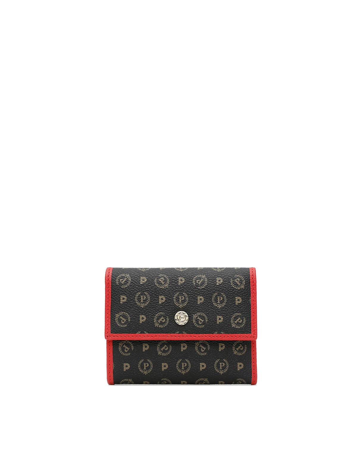 Portafoglio Con Bottone Heritage Logo Classic Nero/lacca TE9006PP04Q1100BPVC NERO