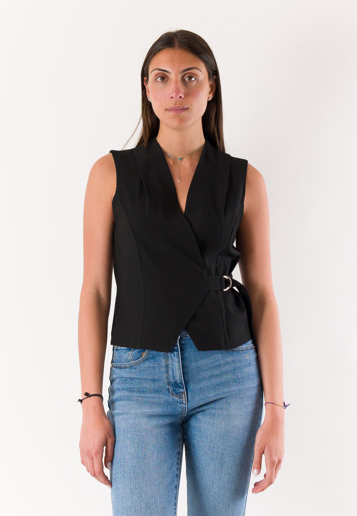 PE26281NERO - Gilet - MESANGE