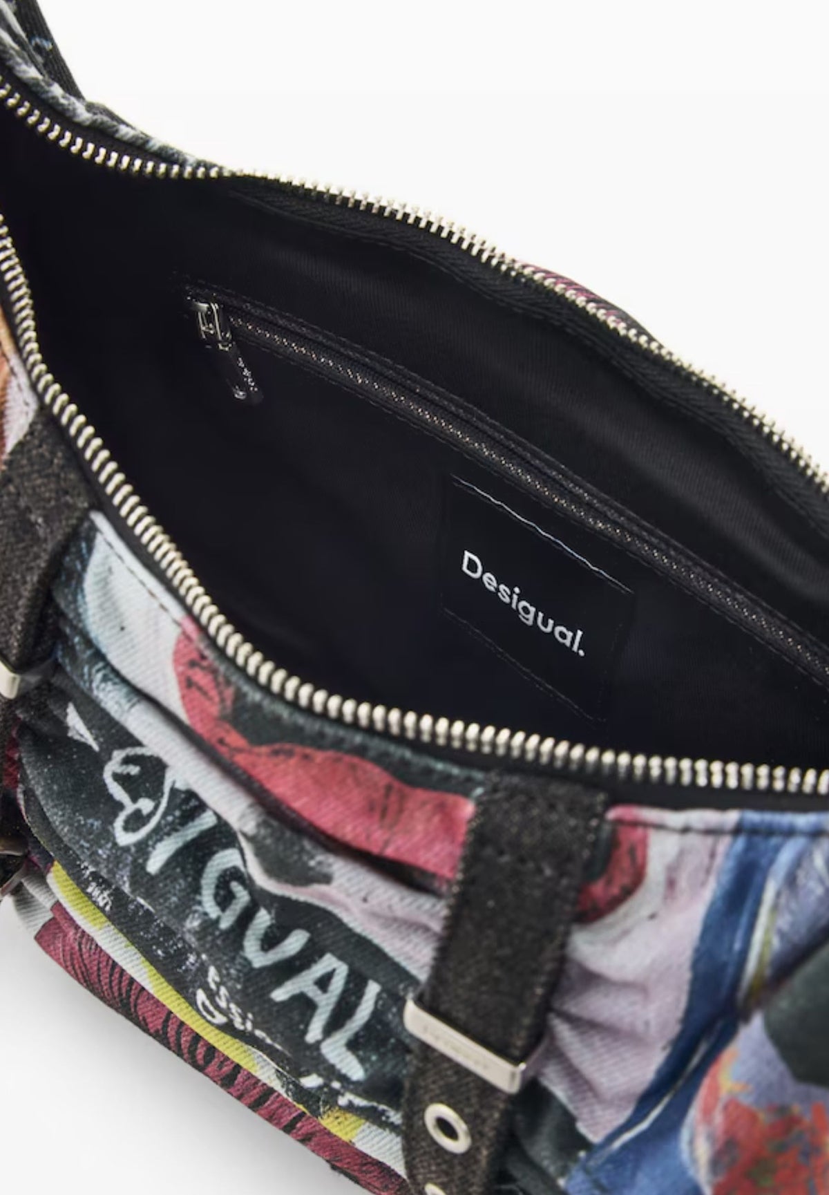 Desigual 26WAXA31 borsa hobo stampa artistica