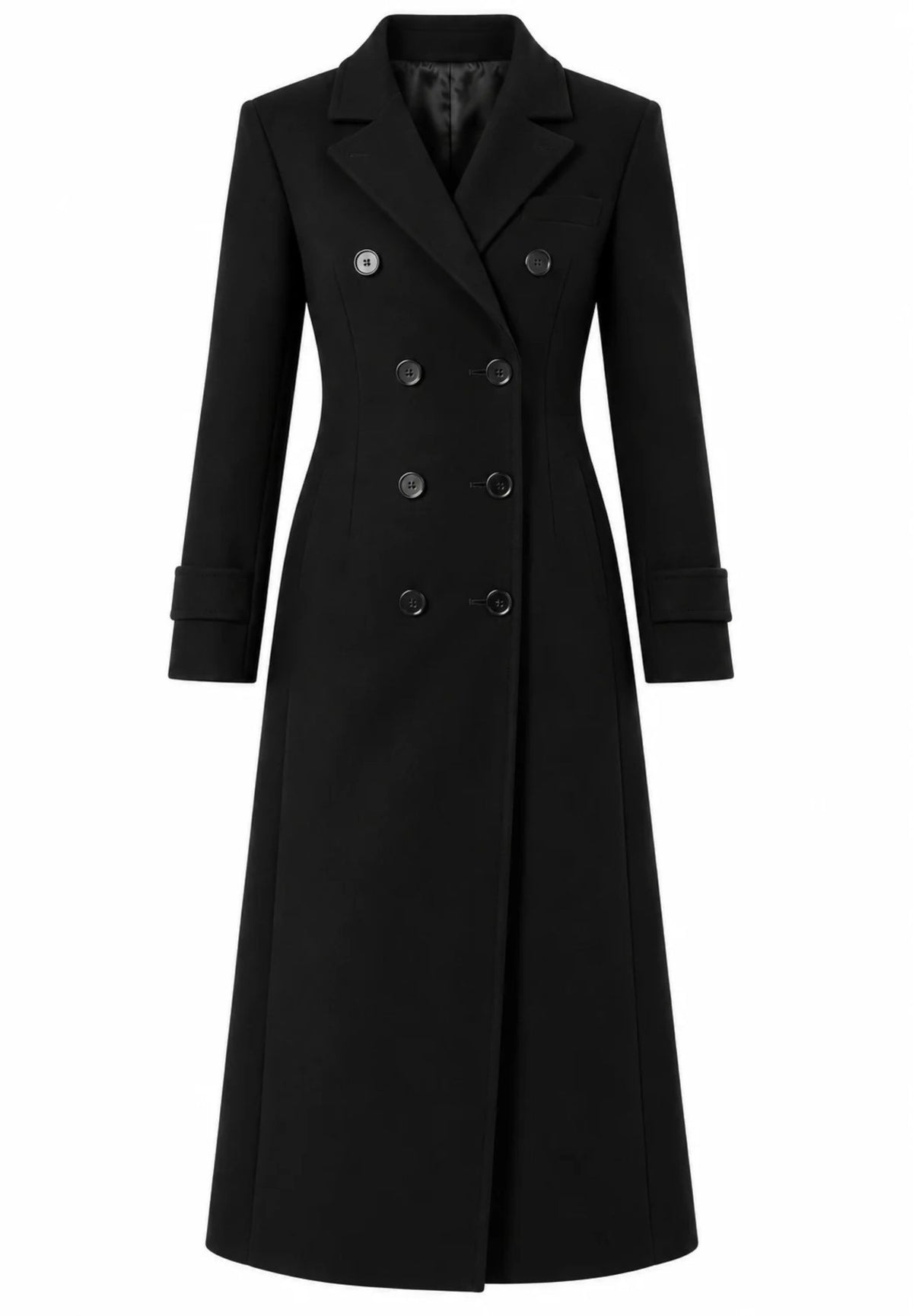 Patrizia Pepe 2O0095 Cappotto lungo doppiopetto