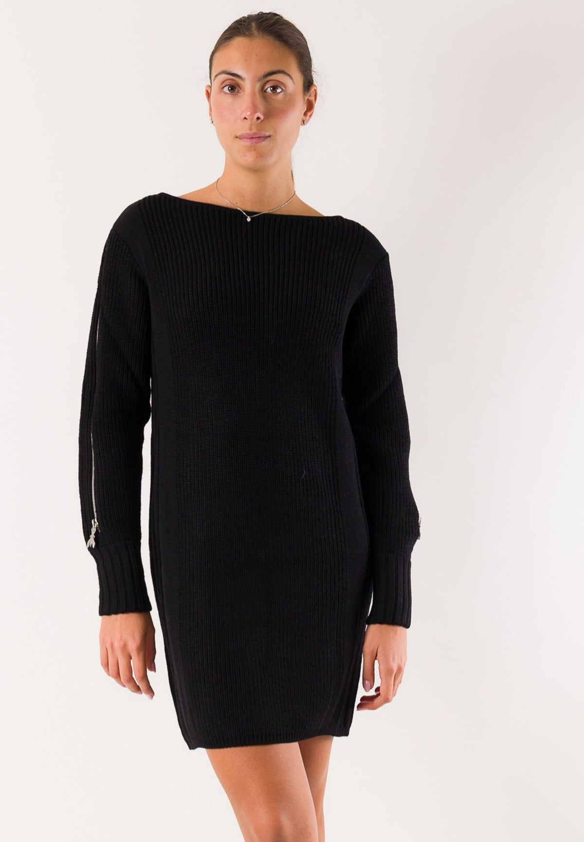 Patrizia Pepe 2A0071 abito tricot con zip