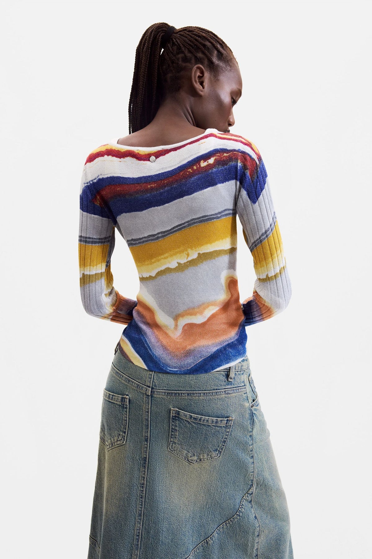 maglione a maglia stampato 26WWJF435002
