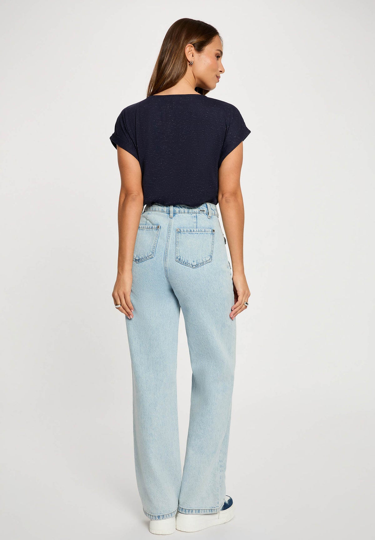 MORGAN DE TOI Women's T-shirt NAVY BLUE