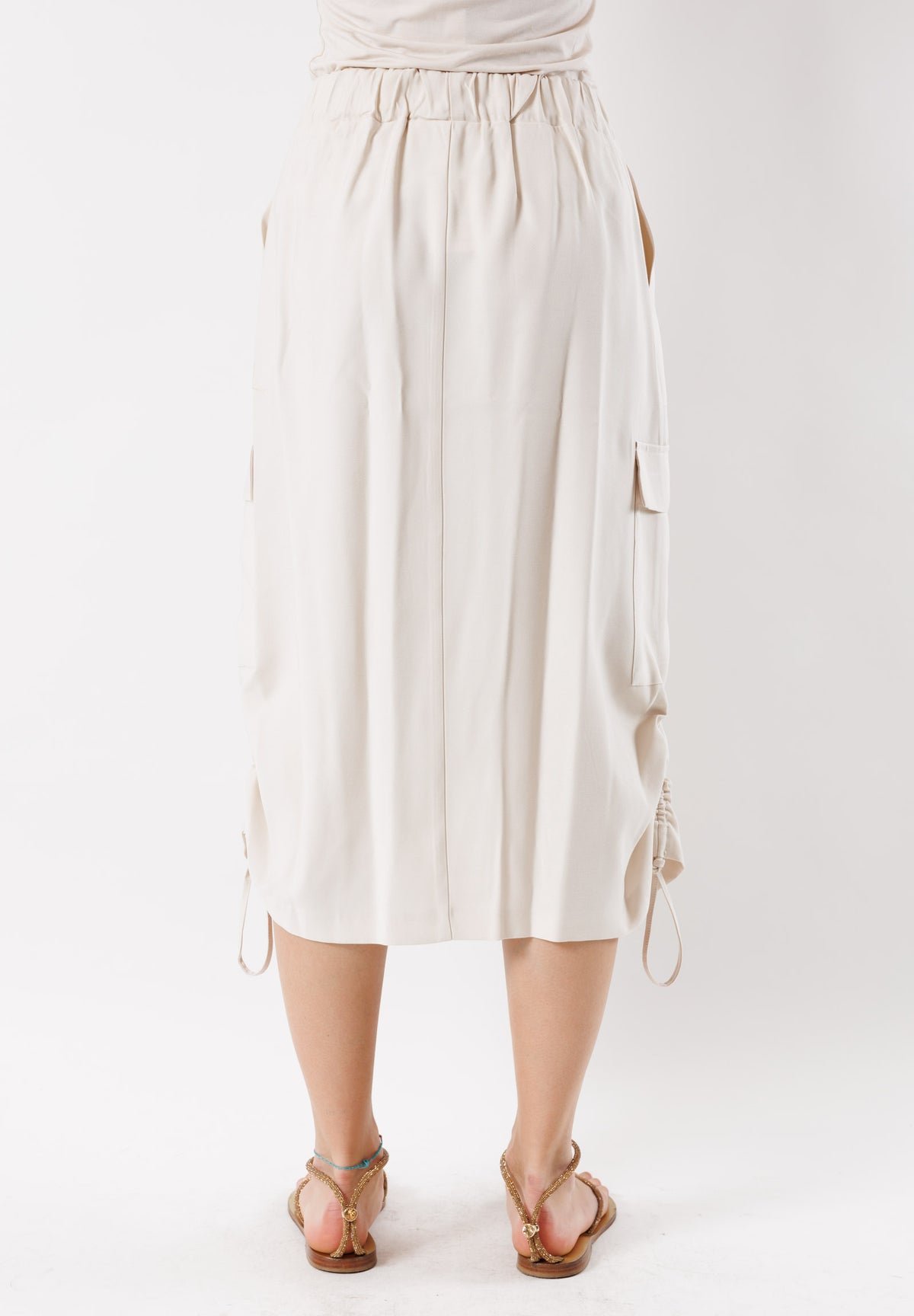 PE24242AVORIO - Skirt - MESANGE