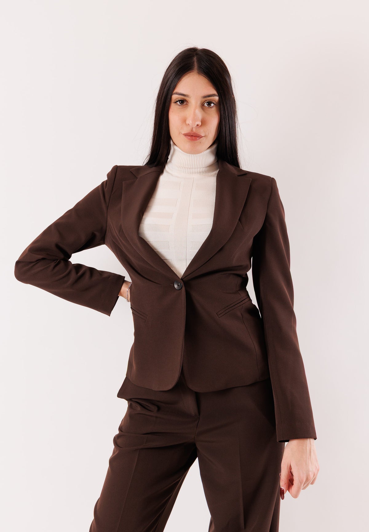 MESANGE Women's Jacket Dark Brown