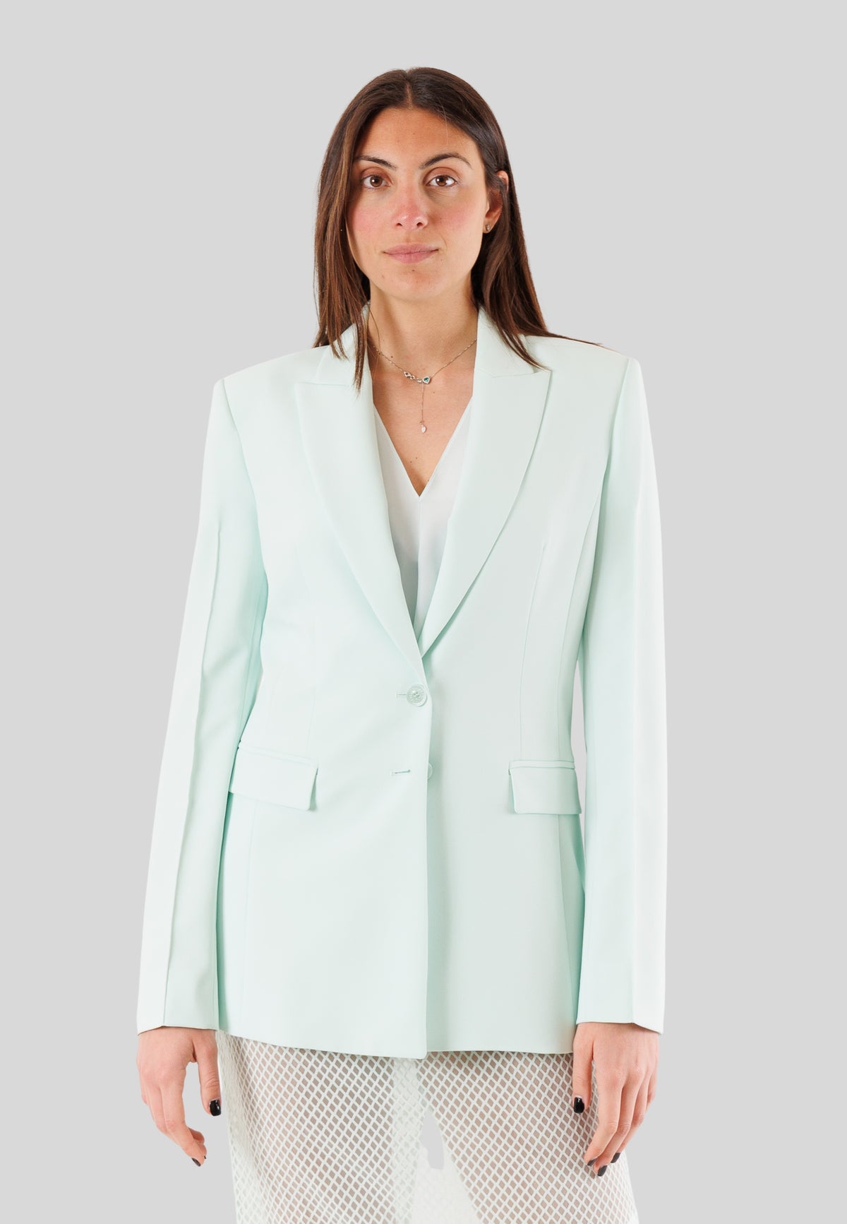 PATRIZIA PEPE Women's Light Aqua Jacket