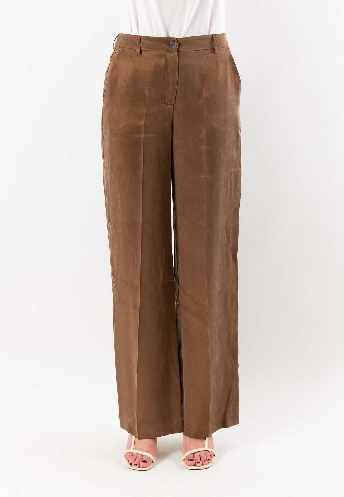 MESANGE Women's Trousers Brown