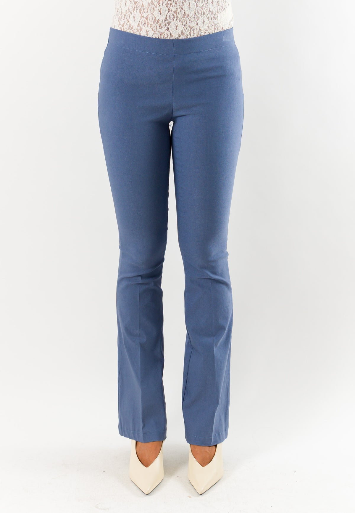Pantaloni donna flare elasticizzati AI26647