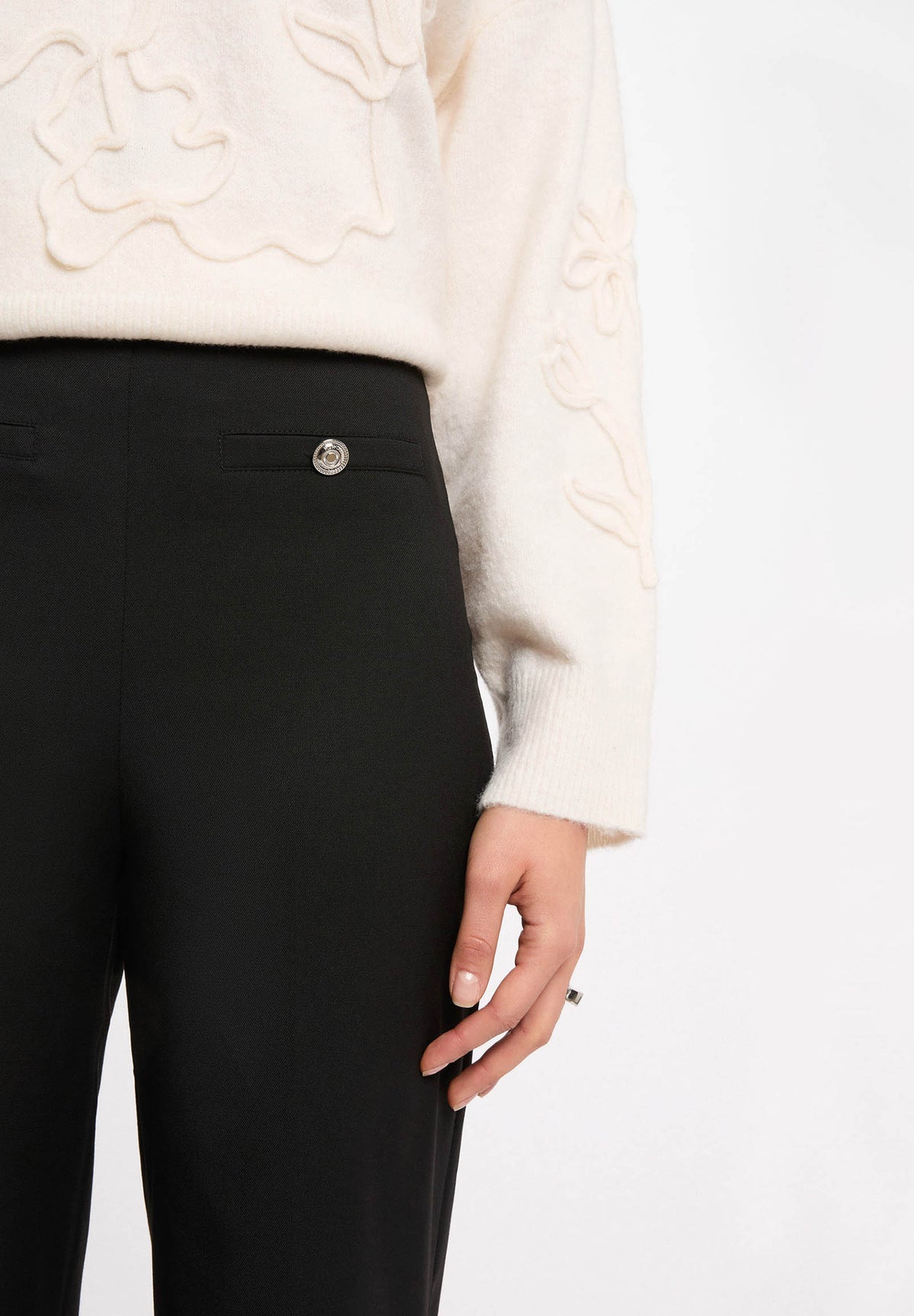 MORGAN DE TOI Women's Trousers BLACK