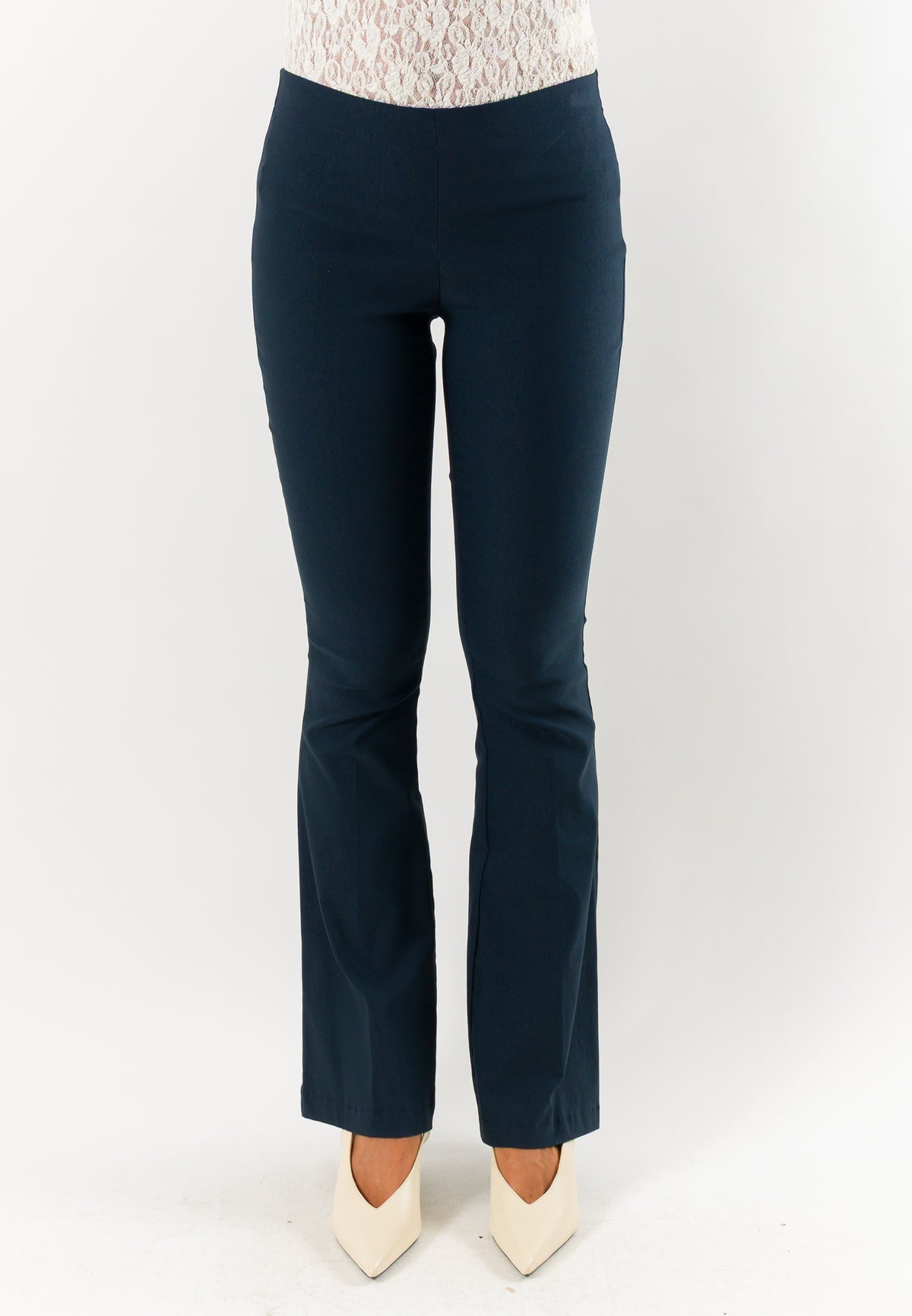Pantaloni donna flare elasticizzati AI26647