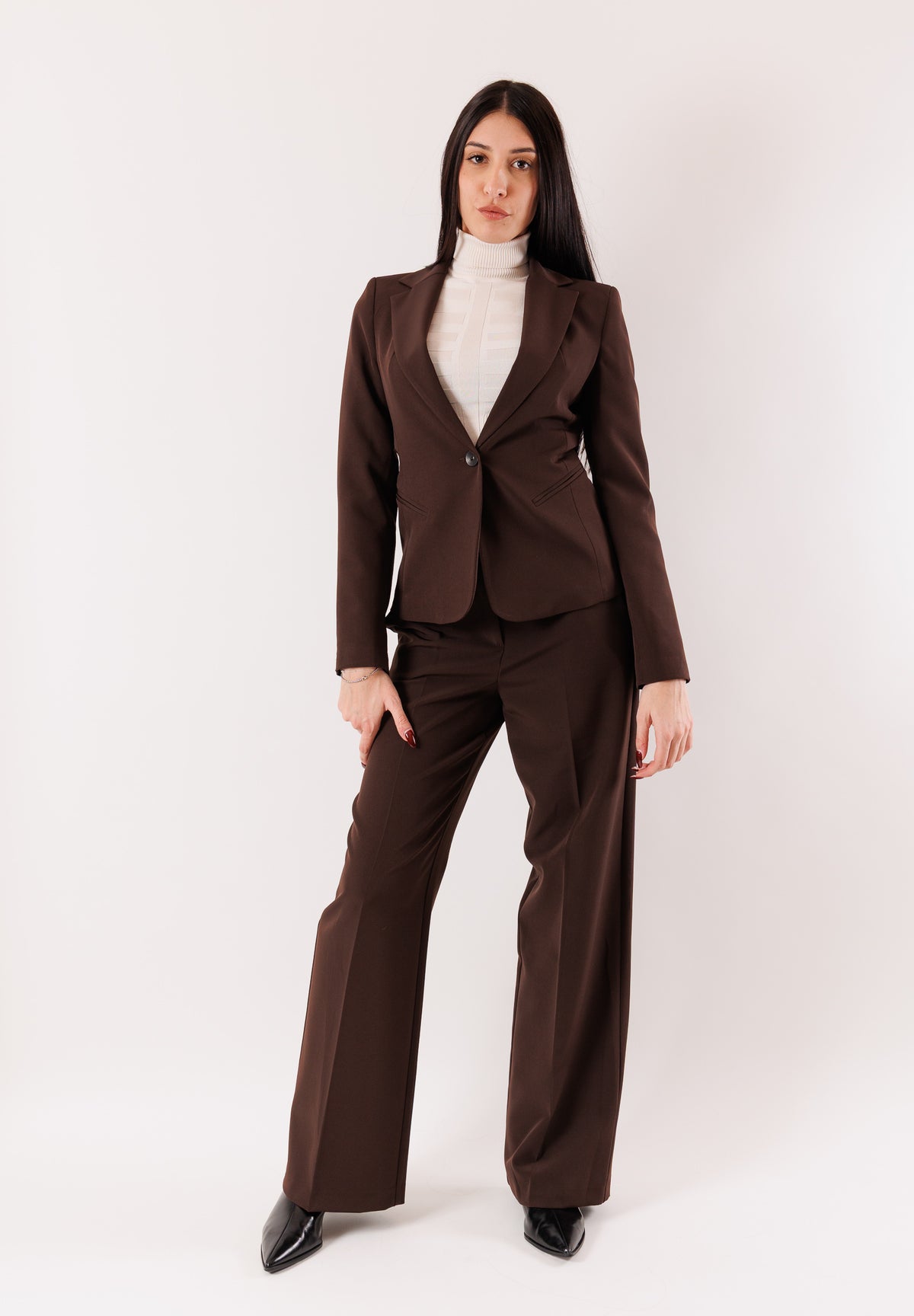 MESANGE Women's Jacket Dark Brown
