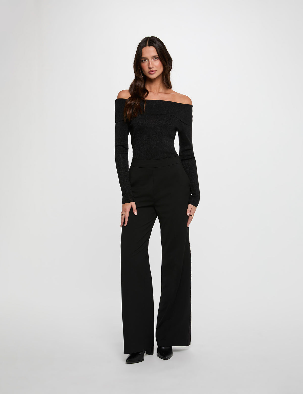 Morgan MILA maglia scollo bardot