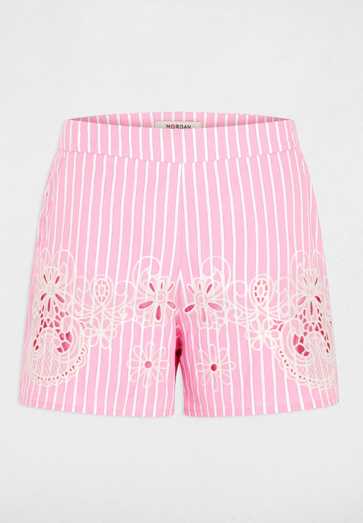 short a righe con ricami SHOVEN ( TAGLIE FRANCESI )